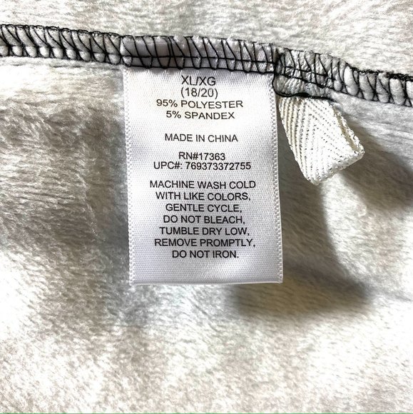 Cuddl Duds Women's Medium Fleece Lined Full Zip Jacket Sweater Size XL - Picture 8 of 8